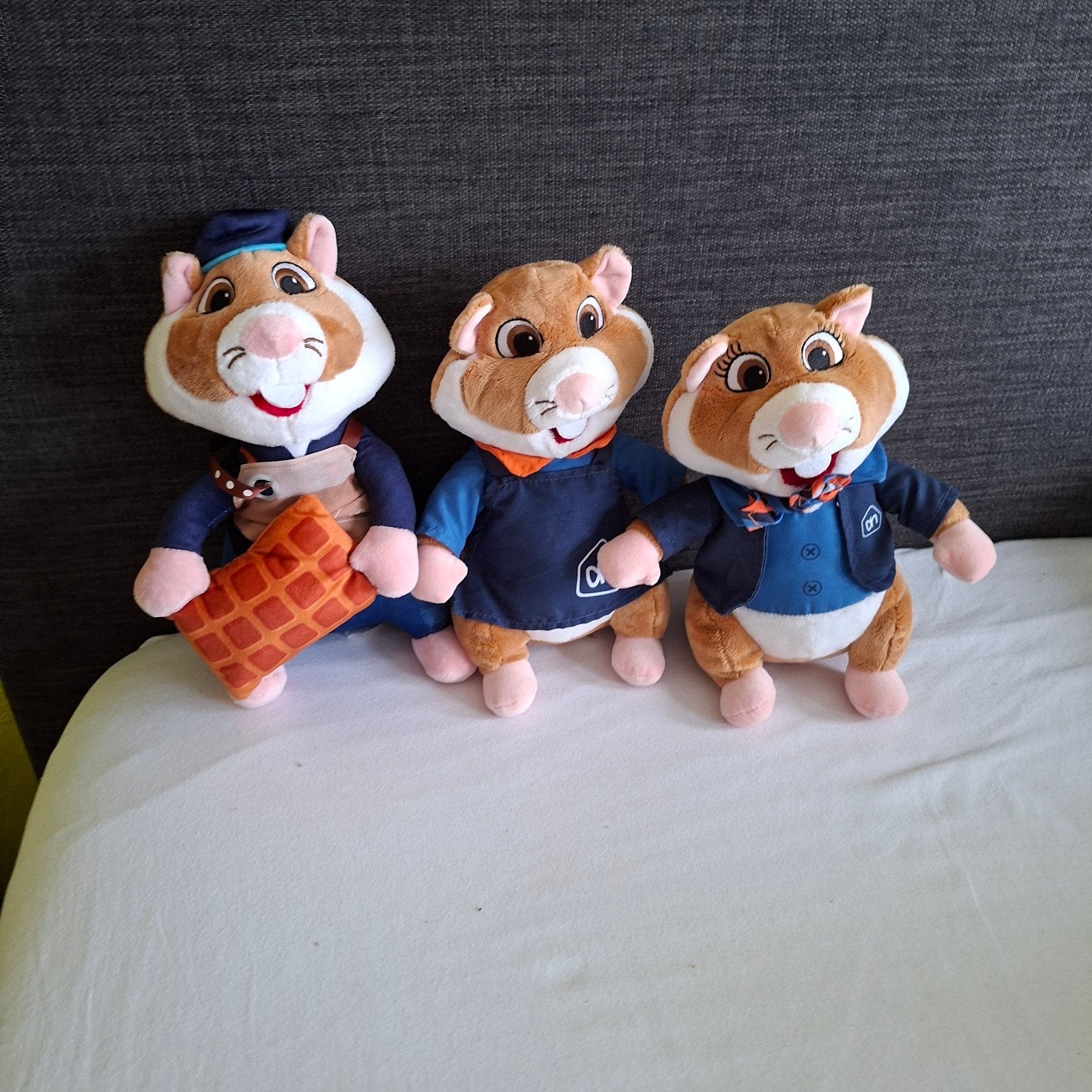 3 leuke Albert Heijn winkelmedewerkers hamsters, Gebruikt, Albert Heijn, Hamster, Ophalen of Verzenden