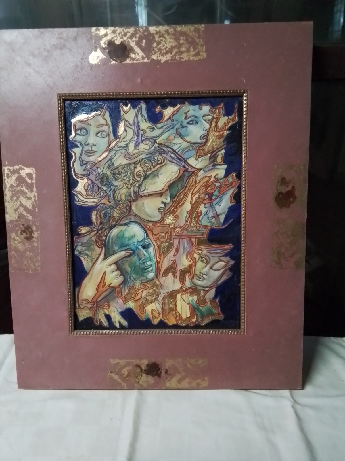 Schilderij van kunstschilder Frans Erkelens, Ophalen