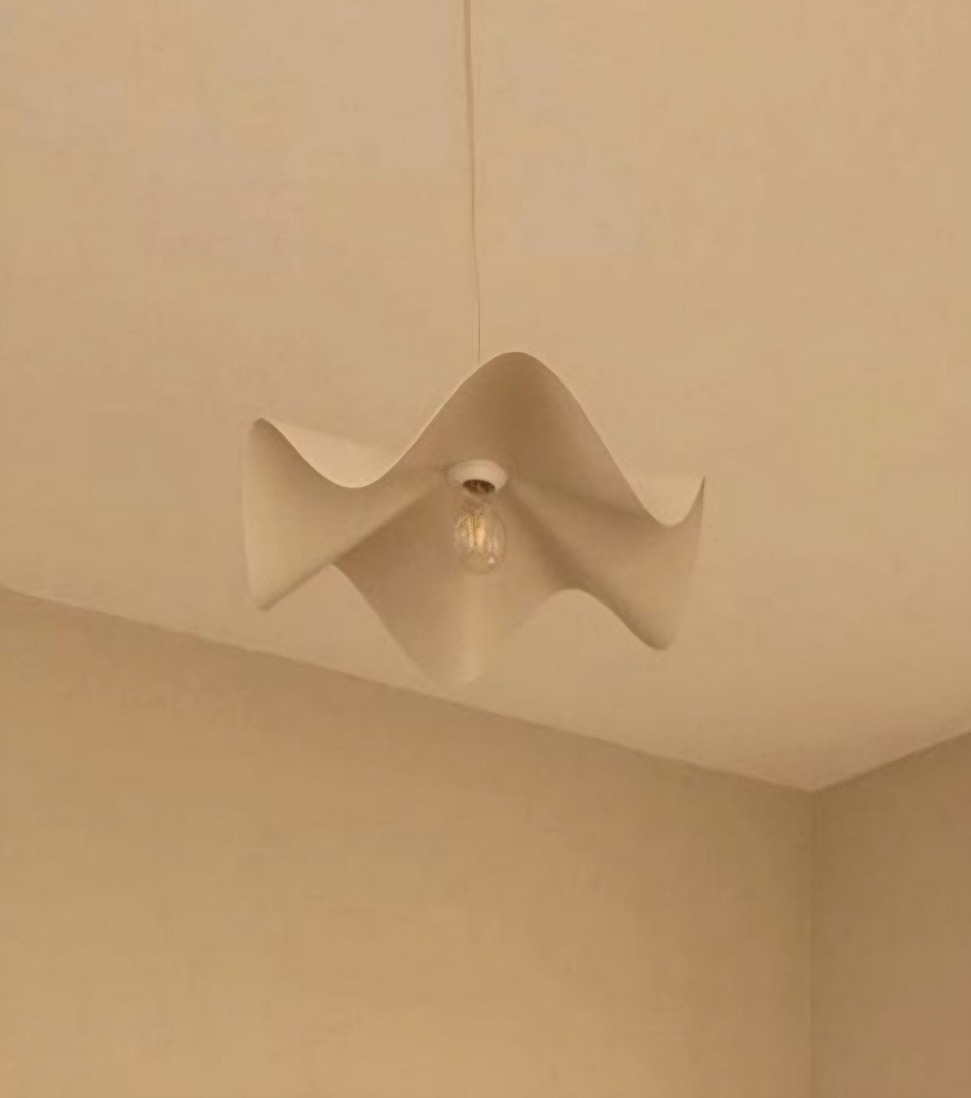 Hanglamp organische vorm, Ophalen, Zo goed als nieuw