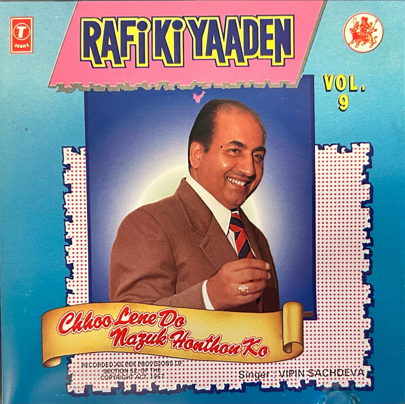 Rafi Ki Yaaden Vol. 9 - Bollywood CD', Cd's en Dvd's, Cd's | Wereldmuziek, Ophalen of Verzenden, Gebruikt, Album, Indiaas