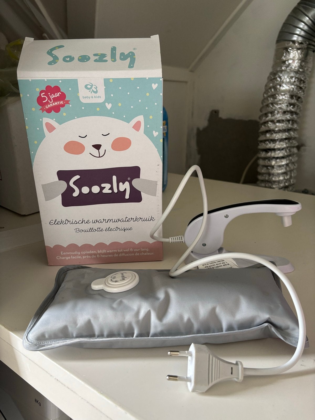 Soozly Elektrische Warmwaterkruik - Zo Goed als Nieuw, Ophalen of Verzenden, Zo goed als nieuw