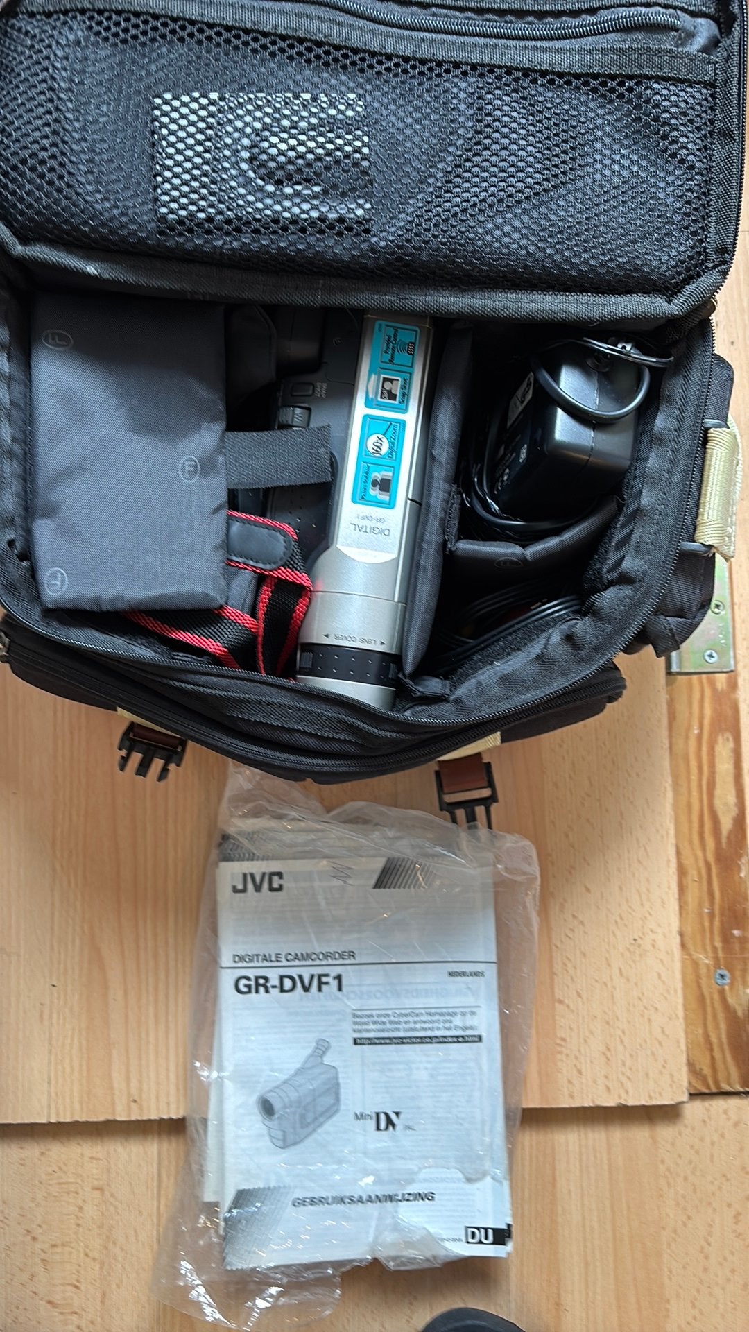 JVC GR-DVF1 Digitale Camcorder met Tas en Accessoires, Ophalen, Mini dv, Gebruikt, JVC