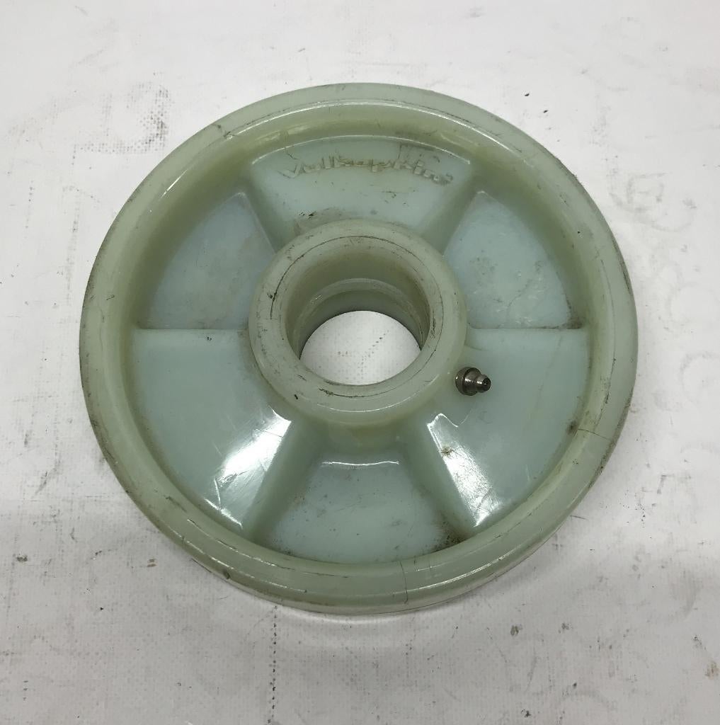 Wiel, nylon, Vulkoprin, Ø200x52 mm, smeernippel, Ophalen of Verzenden, Nieuw