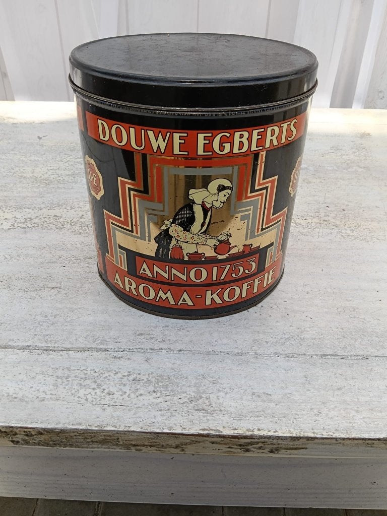Vintage Douwe Egberts Aroma Koffie Blik (jaren '60), Ophalen
