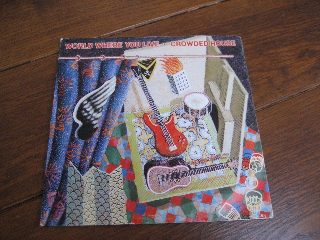 Crowded house world where you live, Ophalen of Verzenden, Gebruikt, 7 inch, Pop