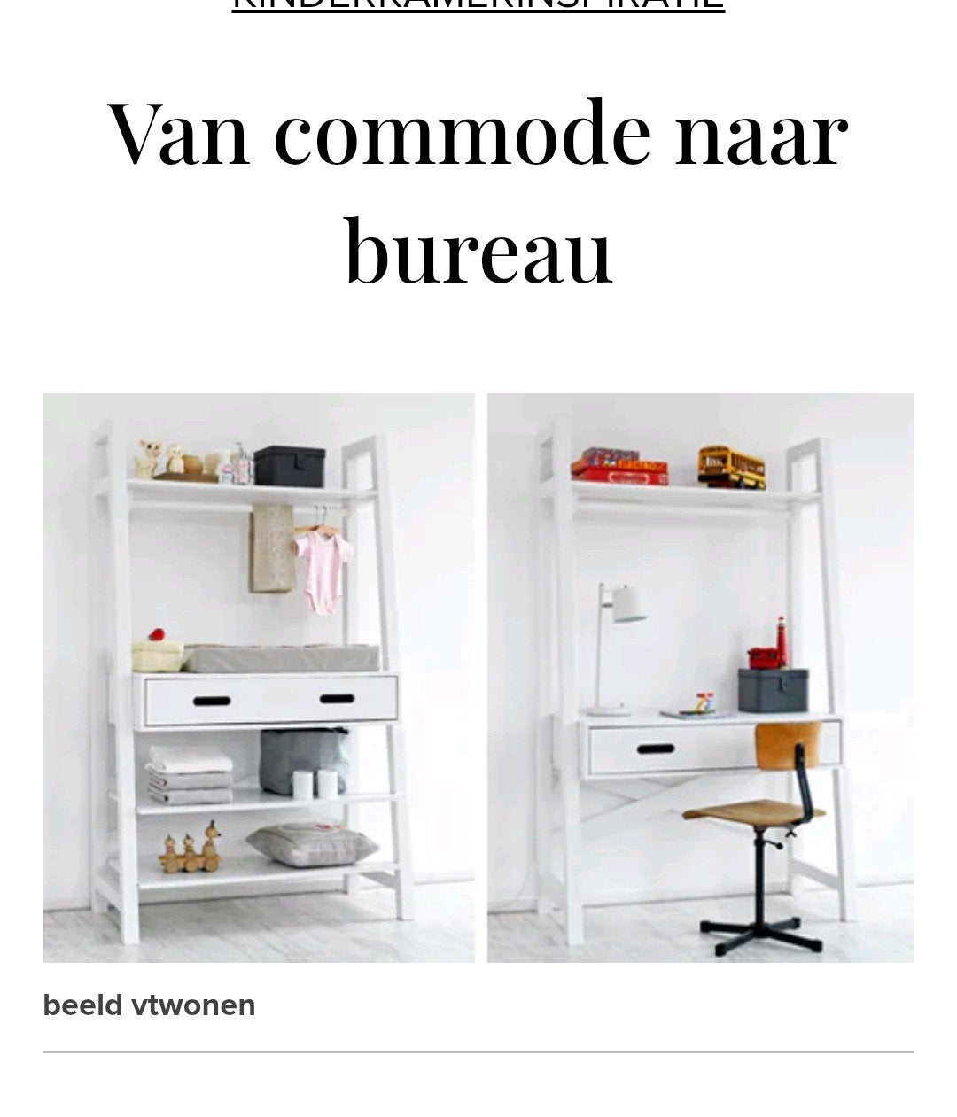 Coming Kids Commode/Bureau Stilt - Zware MDF Kwaliteit, Ophalen, Gebruikt, 50 tot 70 cm, 105 cm of meer