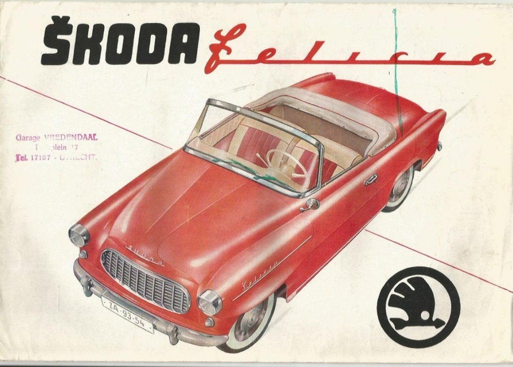 Skoda Felicia cabriolet auto brochure duitstalig, Verzenden, Zo goed als nieuw, Overige merken