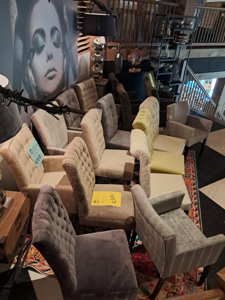 Mix & Match Eetkamerstoelen - Vanaf 
€49,95, Ophalen, Overige kleuren, Nieuw, Stof