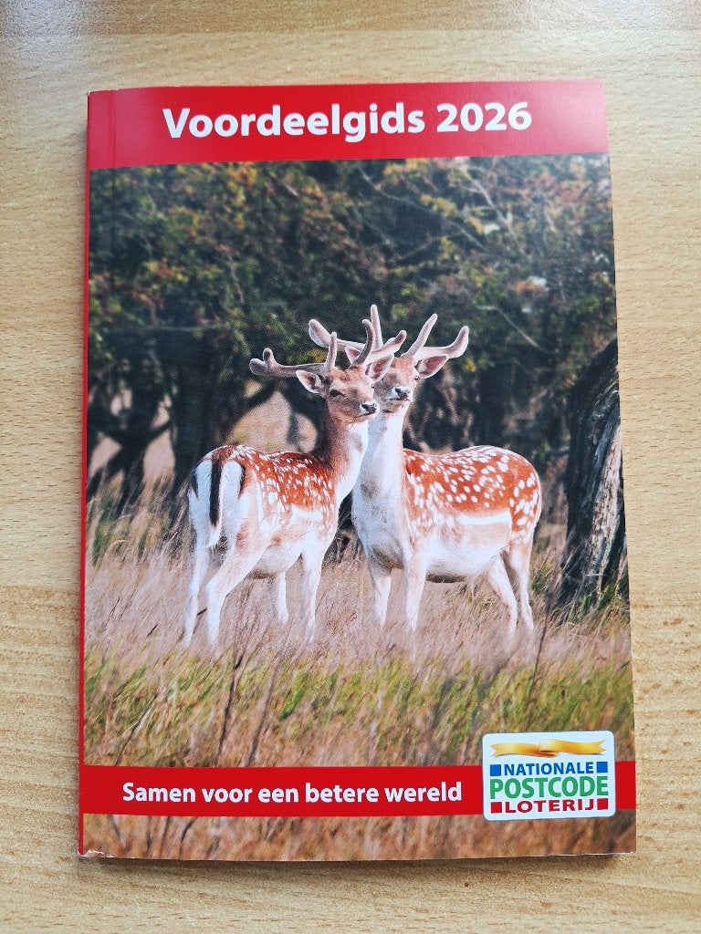 Postcodeloterij voordeelgids 2026 nieuw en compleet, Drie personen of meer, Overige soorten, Arrangement, Overige typen