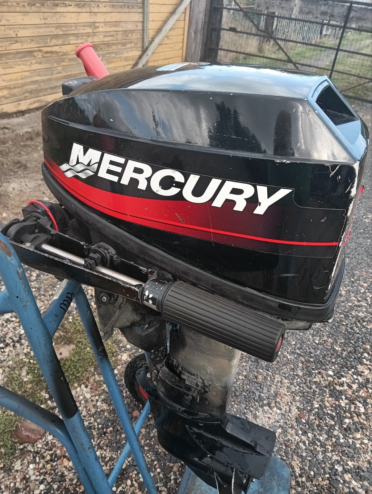Mercury 8 pk 2takt buitenboordmotor, Watersport en Boten, Ophalen of Verzenden, Gebruikt, Motor en Techniek, Zeilboot of Motorboot