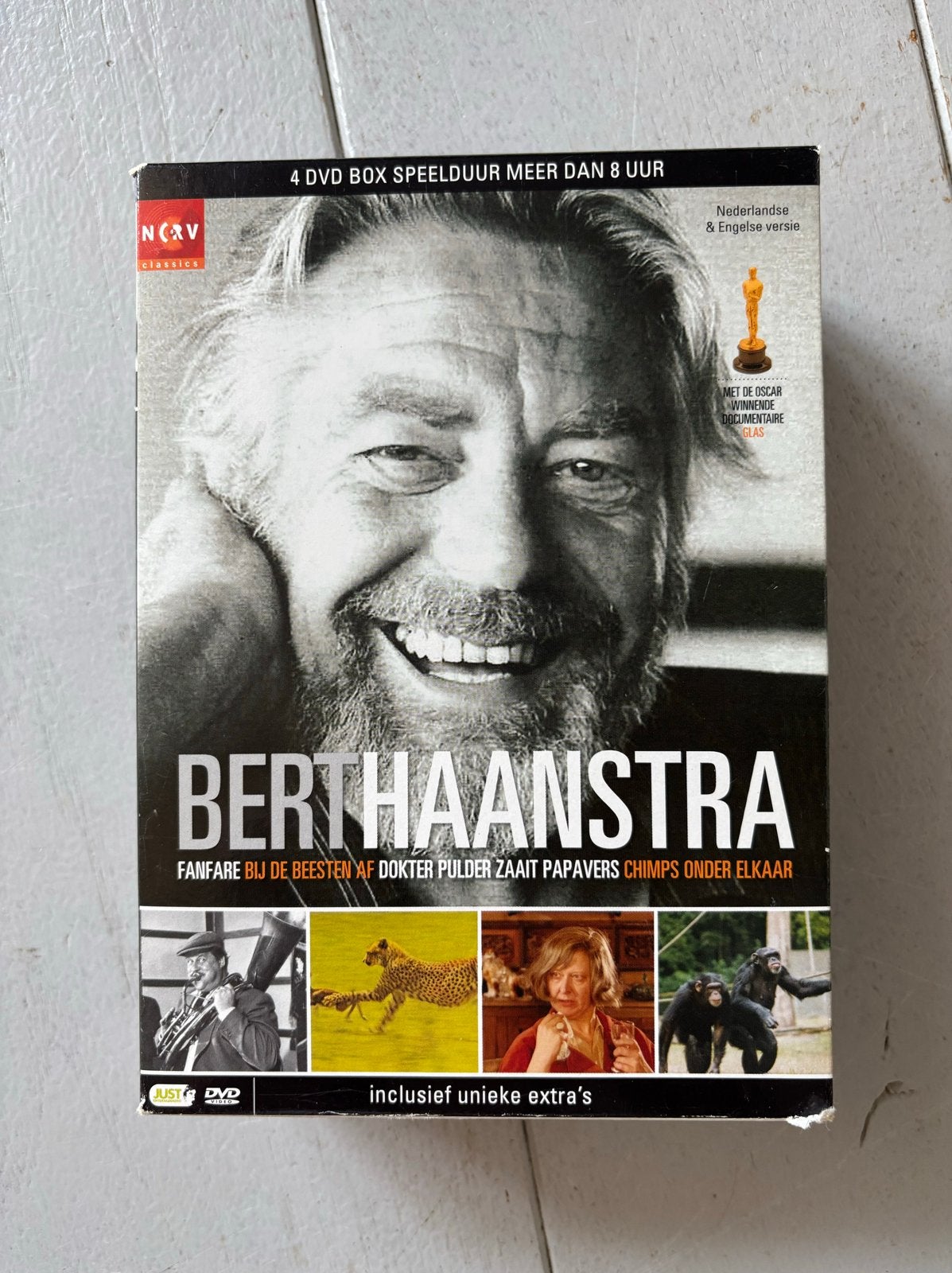 Bert Haanstra 4 DVD Box: Fanfare, Bij de Beesten Af, etc., Cd's en Dvd's, Dvd's | Overige Dvd's, Gebruikt, Extra's, Alle leeftijden