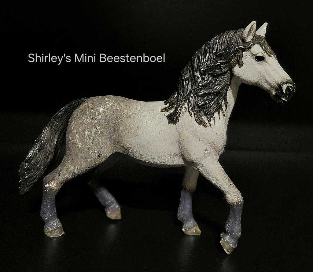 schleich Andalusiër hengst, Ophalen of Verzenden, Gebruikt, Paard, Beeldje of Figuurtje