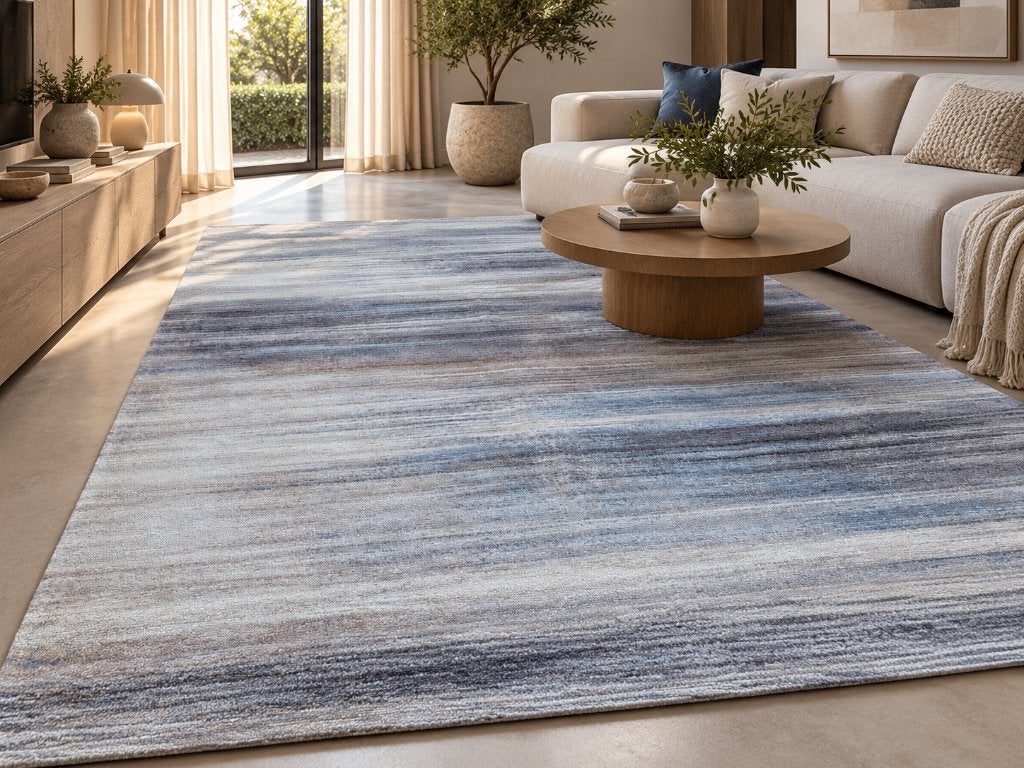 Brink & Campman Horizon Blue – Designvloerkleed 240  300 cm, Ophalen of Verzenden, Info@b2bcarpets.nl, Grijs, Lichtenvoorde