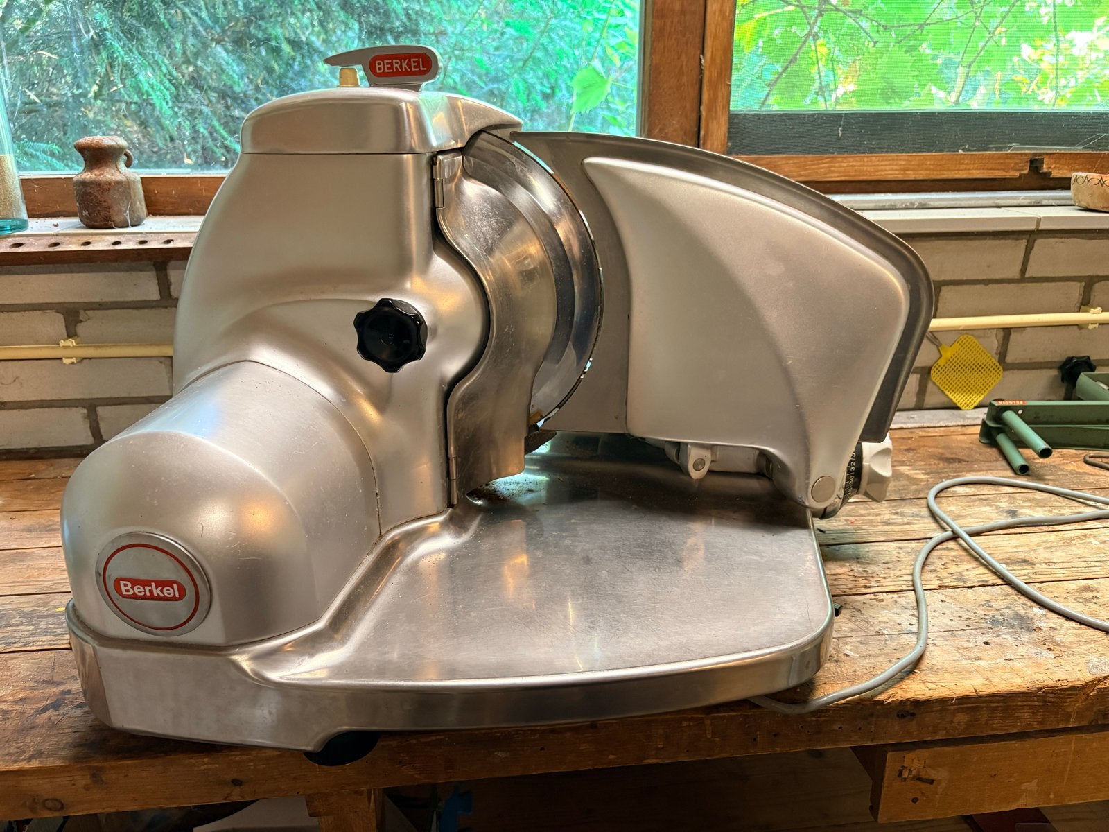 Berkel snijmachine model 834, Professionele vleessnijmachine, Ophalen, Gebruikt, Bakkerij en Slagerij