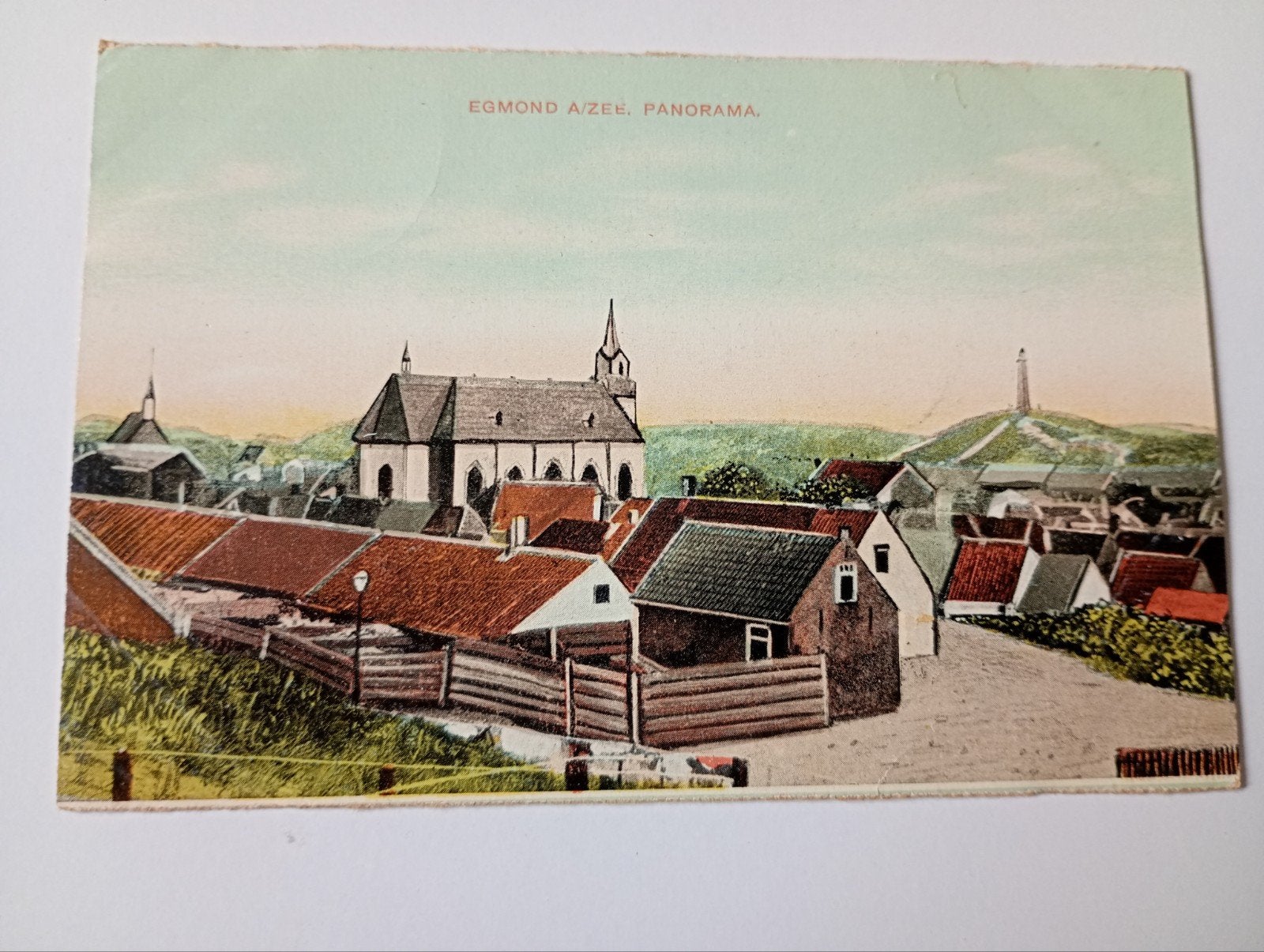 Egmond aan Zee Panorama, Ophalen of Verzenden, Voor 1920, Ongelopen, Noord-Holland