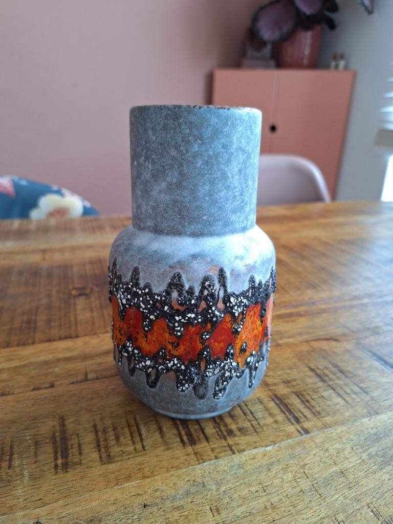 Vaas West Germany fat lava vintage, Ophalen of Verzenden