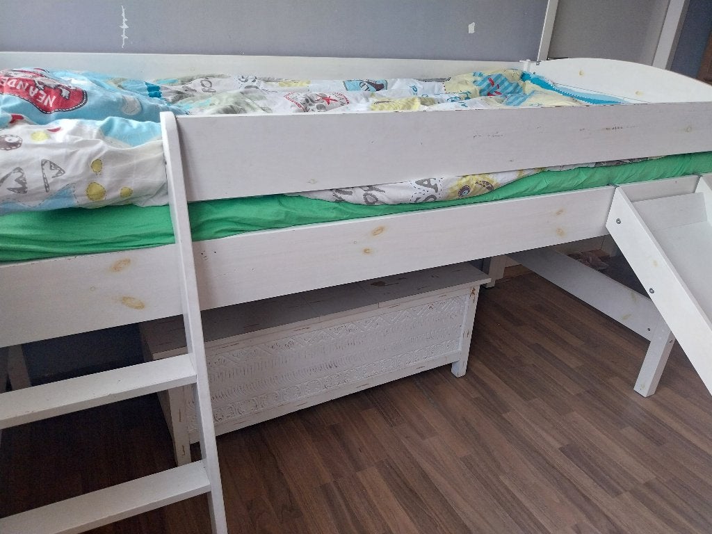 Halfhoogslaper met speeltent, Ophalen, Gebruikt, Halfhoogslaper