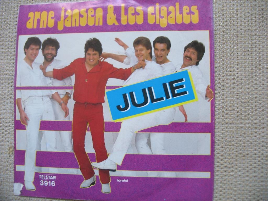 Arne Jansen & Les Cigales - Julie, Gebruikt, 7 inch, Single, Ophalen of Verzenden