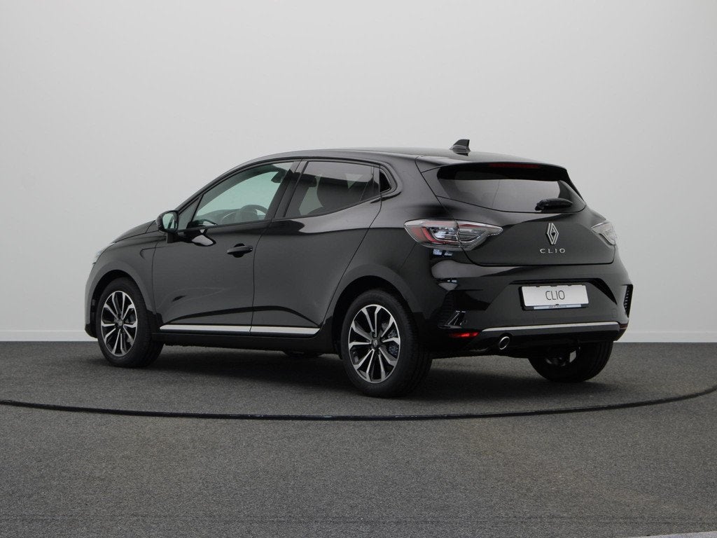 Renault Clio TCe 90pk GPF techno | Stoel- en stuurwielverwar, Auto's, Voorwielaandrijving, Euro 6, Leder en Stof, Zwart