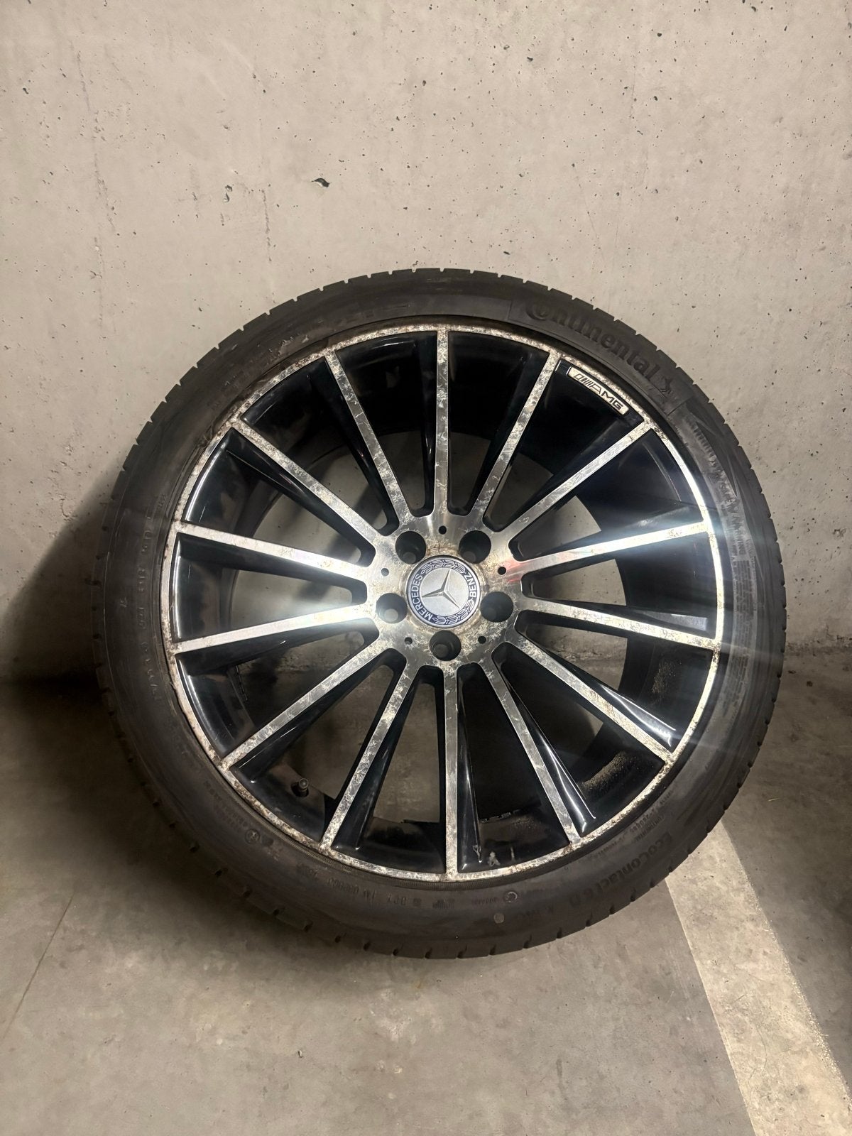 20 inch Mercedes velgen met zomerbanden (255/35/20 & 275/35/, Auto-onderdelen, Banden en Velgen, Ophalen, Gebruikt, 255 mm, Banden en Velgen