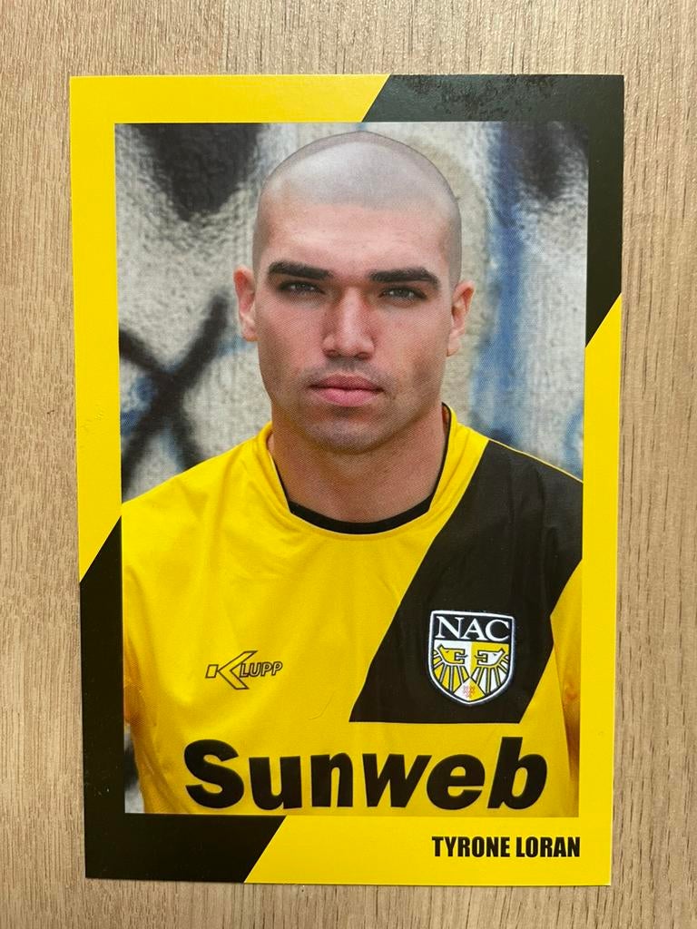 Fotokaart Loran (NAC Breda)., Ophalen of Verzenden, Nieuw, NAC Breda, Spelerskaart