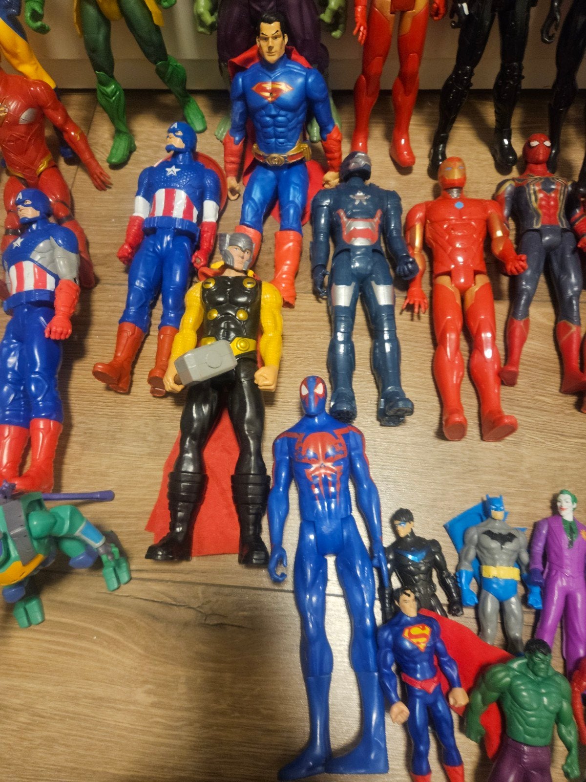Grote collectie superhelden poppen (Marvel, DC, Turtles), Ophalen, Gebruikt