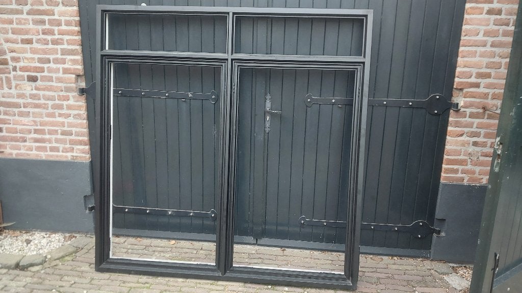 Aluminium kozijn zwart ( nieuw ), 75 tot 150 cm, Raamkozijn, Ophalen of Verzenden, 150 tot 225 cm