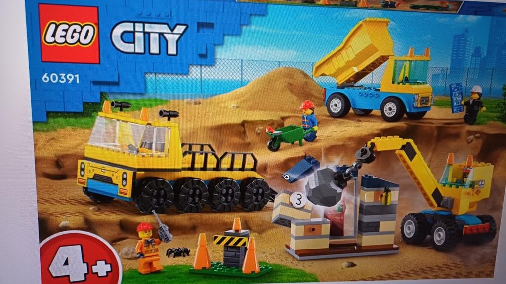Lego City 60391 Kiepwagen, Bouwtruck etc-NIEUW en ONGEOPEND-, City, Lego, Nieuw, Ophalen of Verzenden