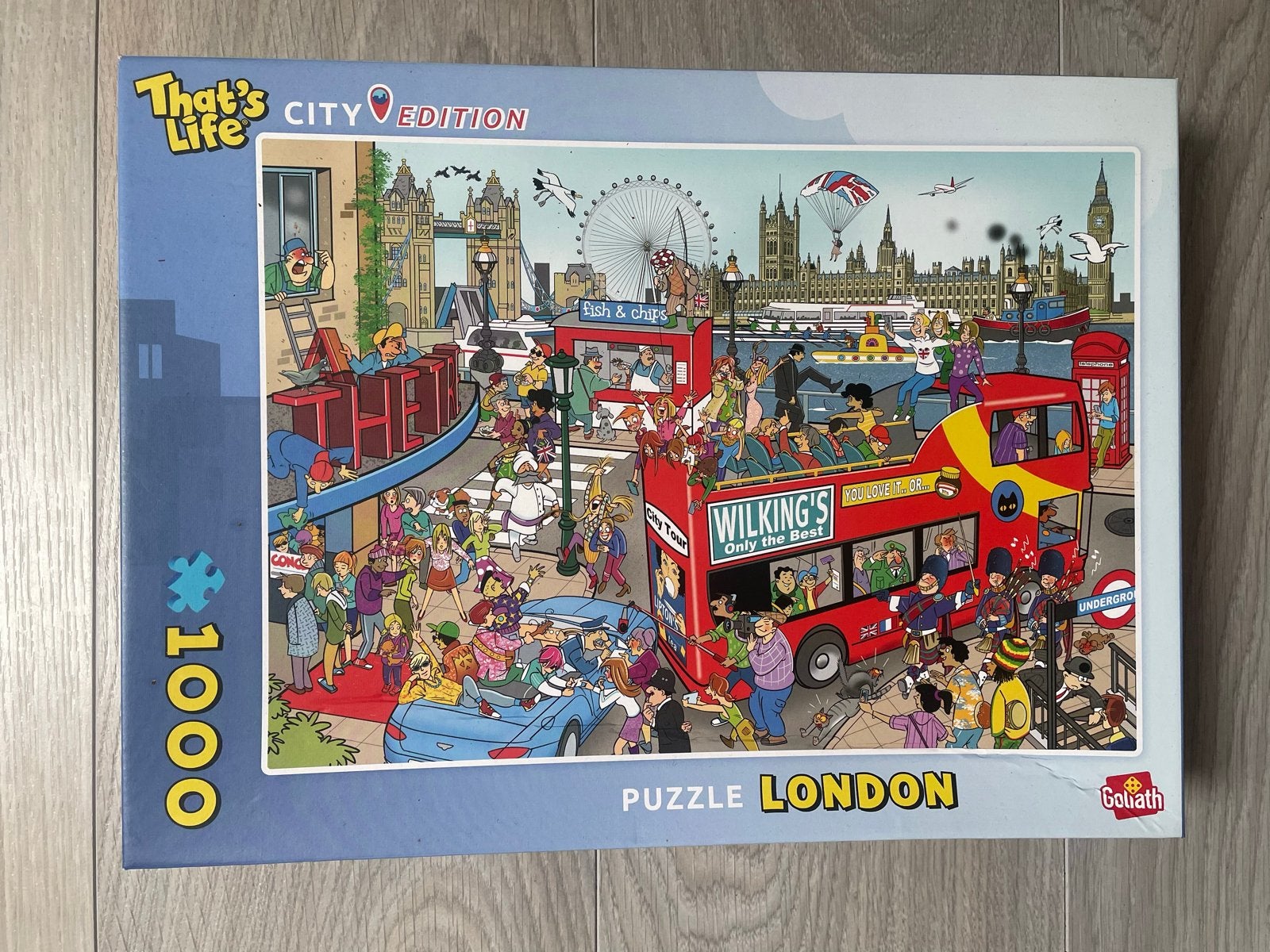 That's Life City Edition London Legpuzzel 1000 stukjes, Ophalen of Verzenden, 500 t/m 1500 stukjes, Zo goed als nieuw, Legpuzzel