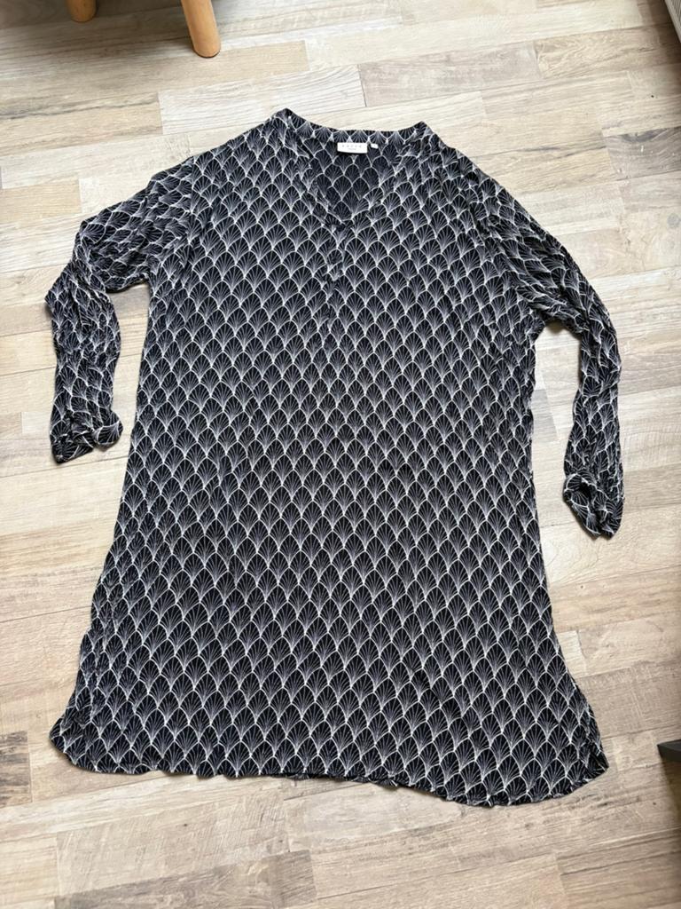 KAFFE JURK 46, Zwart, Maat 46/48 (XL) of groter, Ophalen of Verzenden, Gedragen