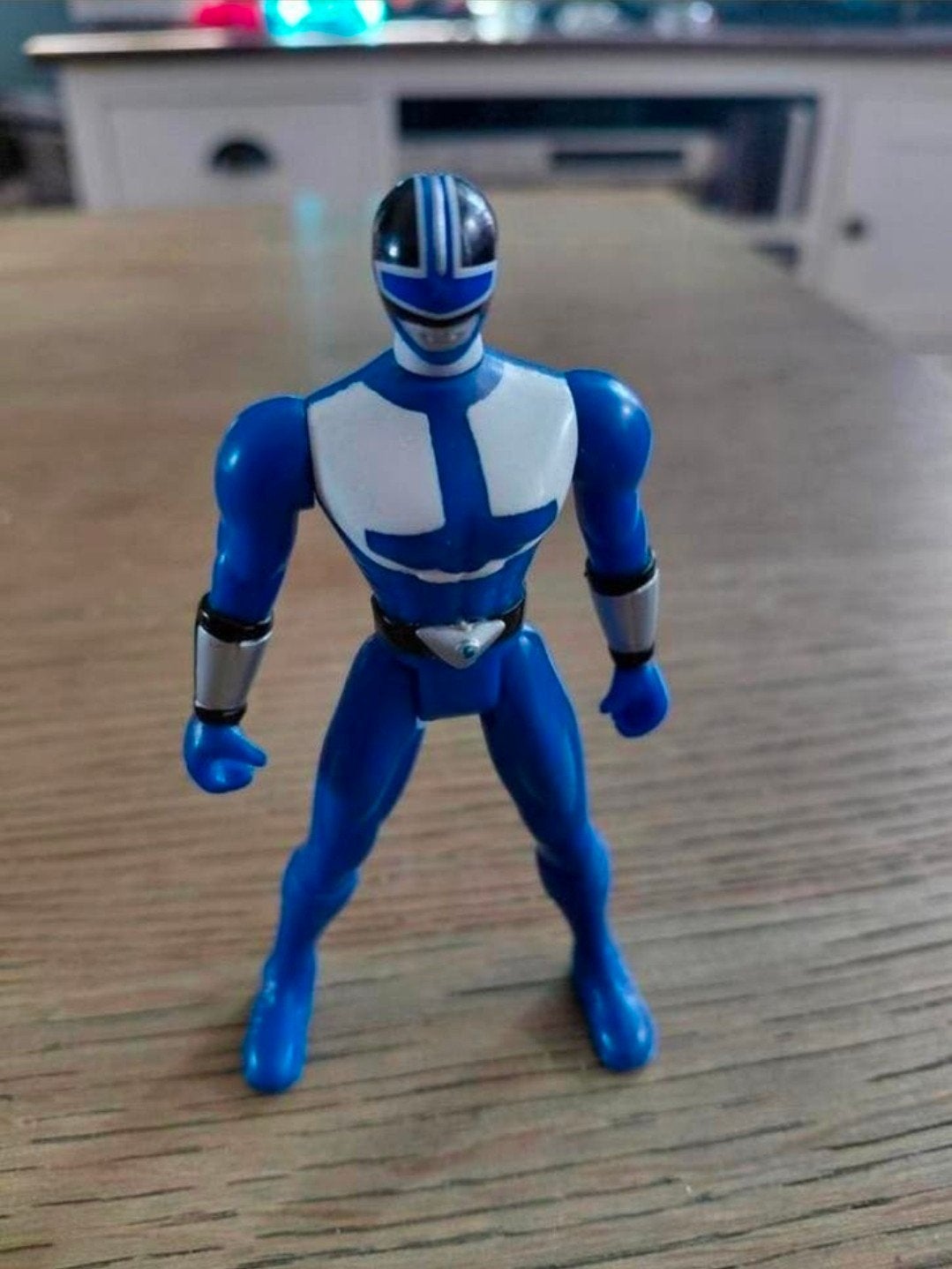 Power Rangers Time Force Blue Ranger 2001, Ophalen of Verzenden, Gebruikt
