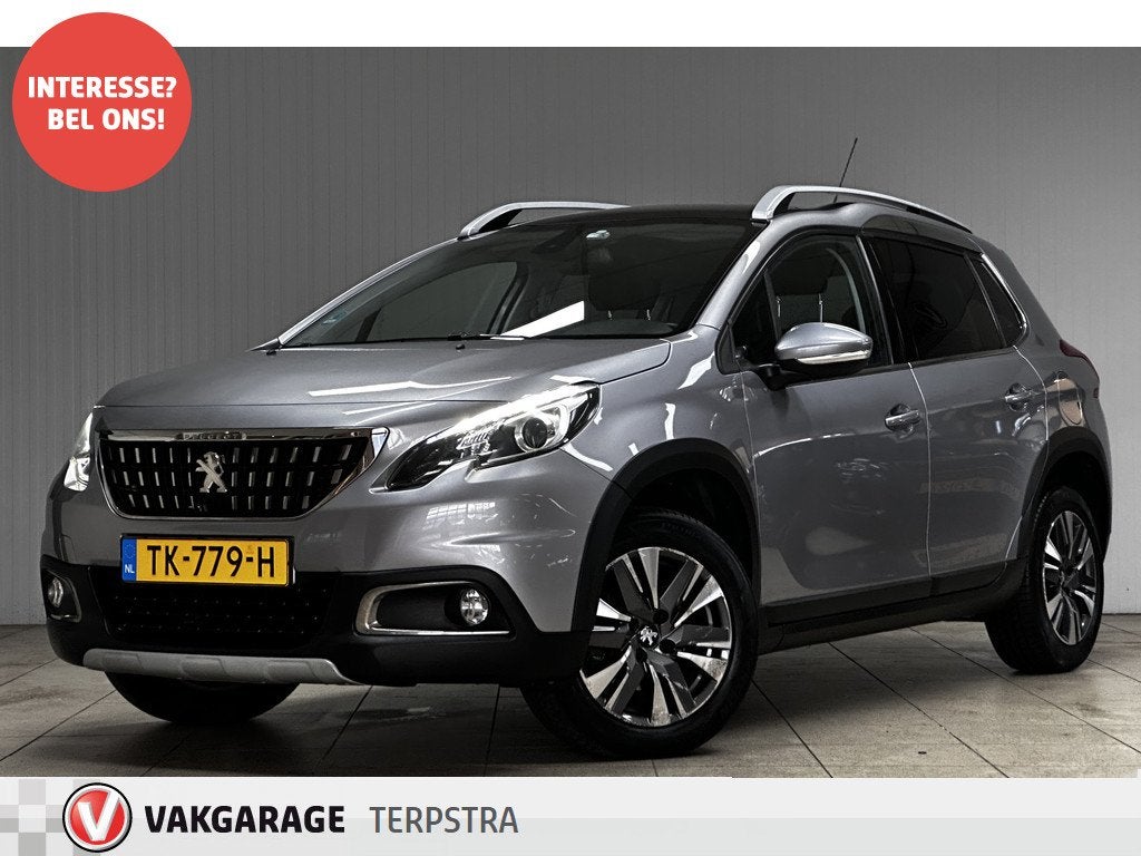 Peugeot 2008 1.2 PureTech Allure /D-Riem Verv. 85.000KM! /Pa, Voorwielaandrijving, Euro 6, Leder en Stof, Origineel Nederlands