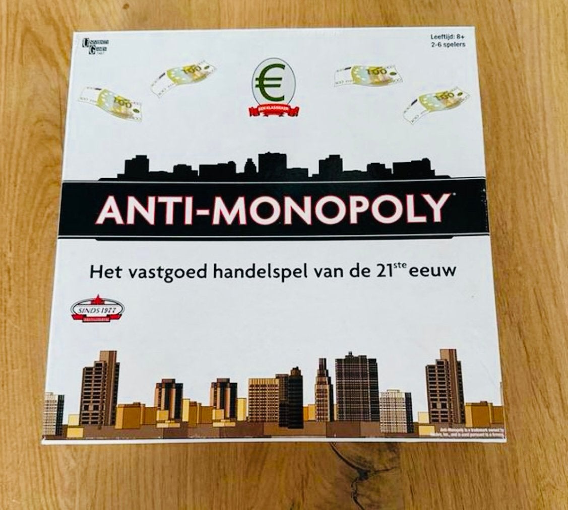 Monopoly- anti  monopoly compleet bordspel, Hobby en Vrije tijd, Gezelschapsspellen | Bordspellen, Ophalen, Zo goed als nieuw