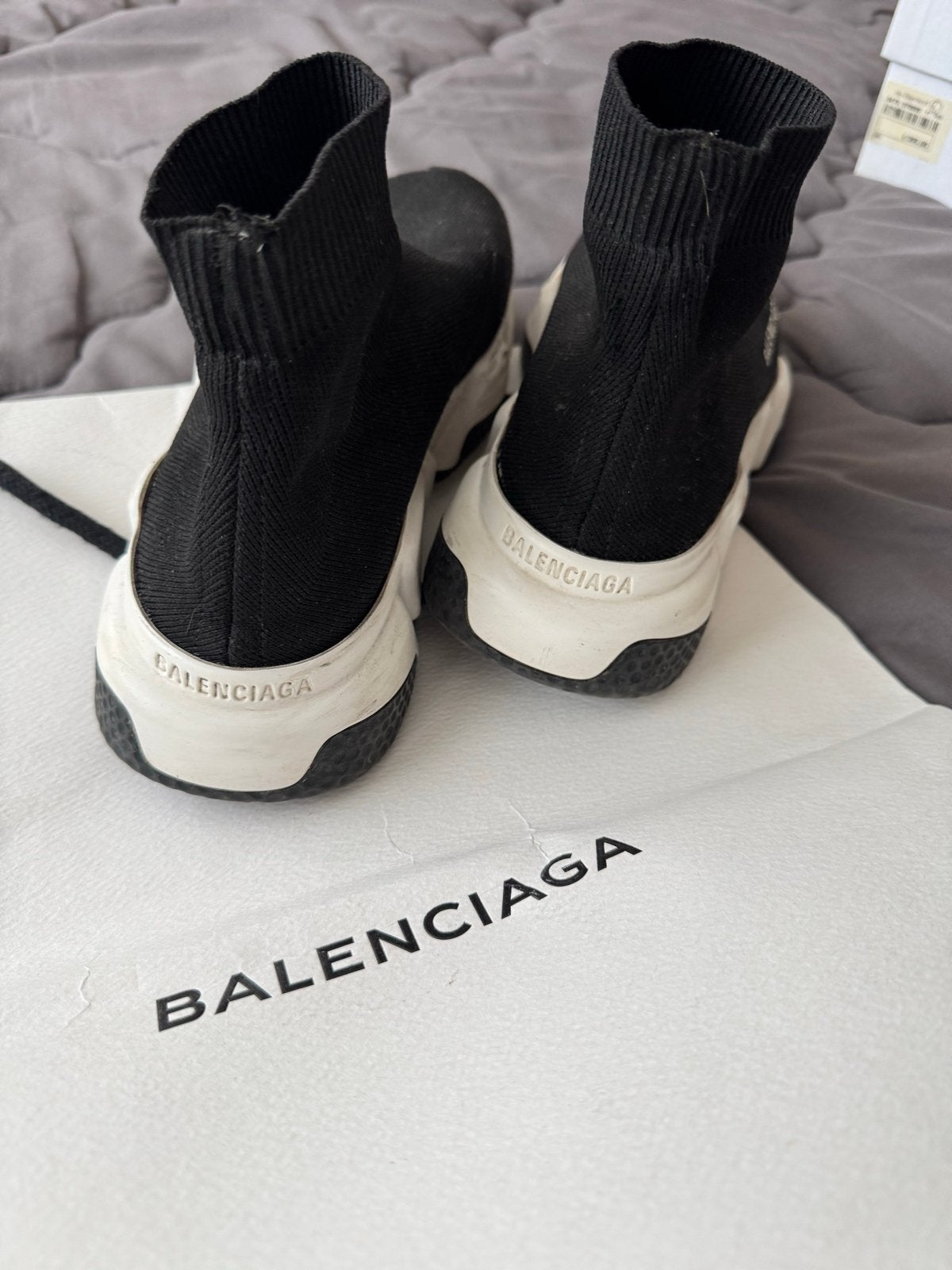 Balenciaga Speed Trainer Sneakers Maat 36 Zwart, Kleding | Dames, Ophalen of Verzenden, Gedragen, Zwart, Sneakers of Gympen