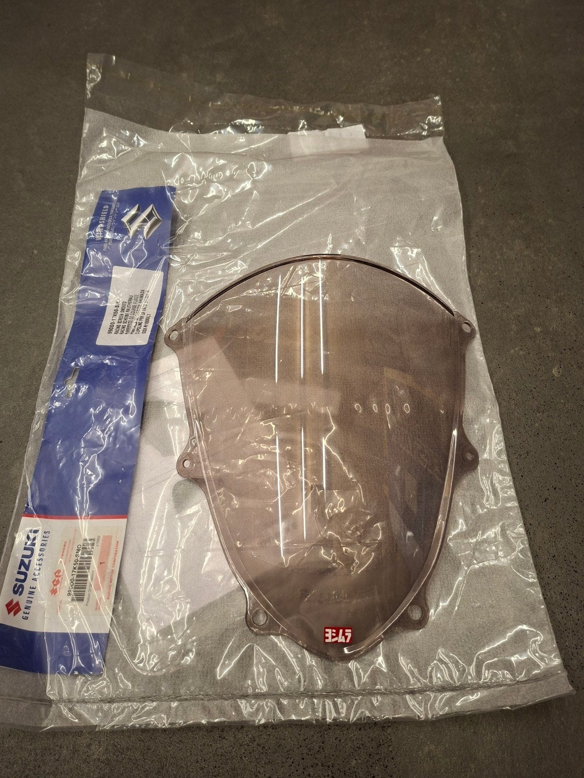 GSX-R1000 originele kuipruit GSXR 1000 windscherm '17-, Motoren, Ophalen of Verzenden, Gebruikt