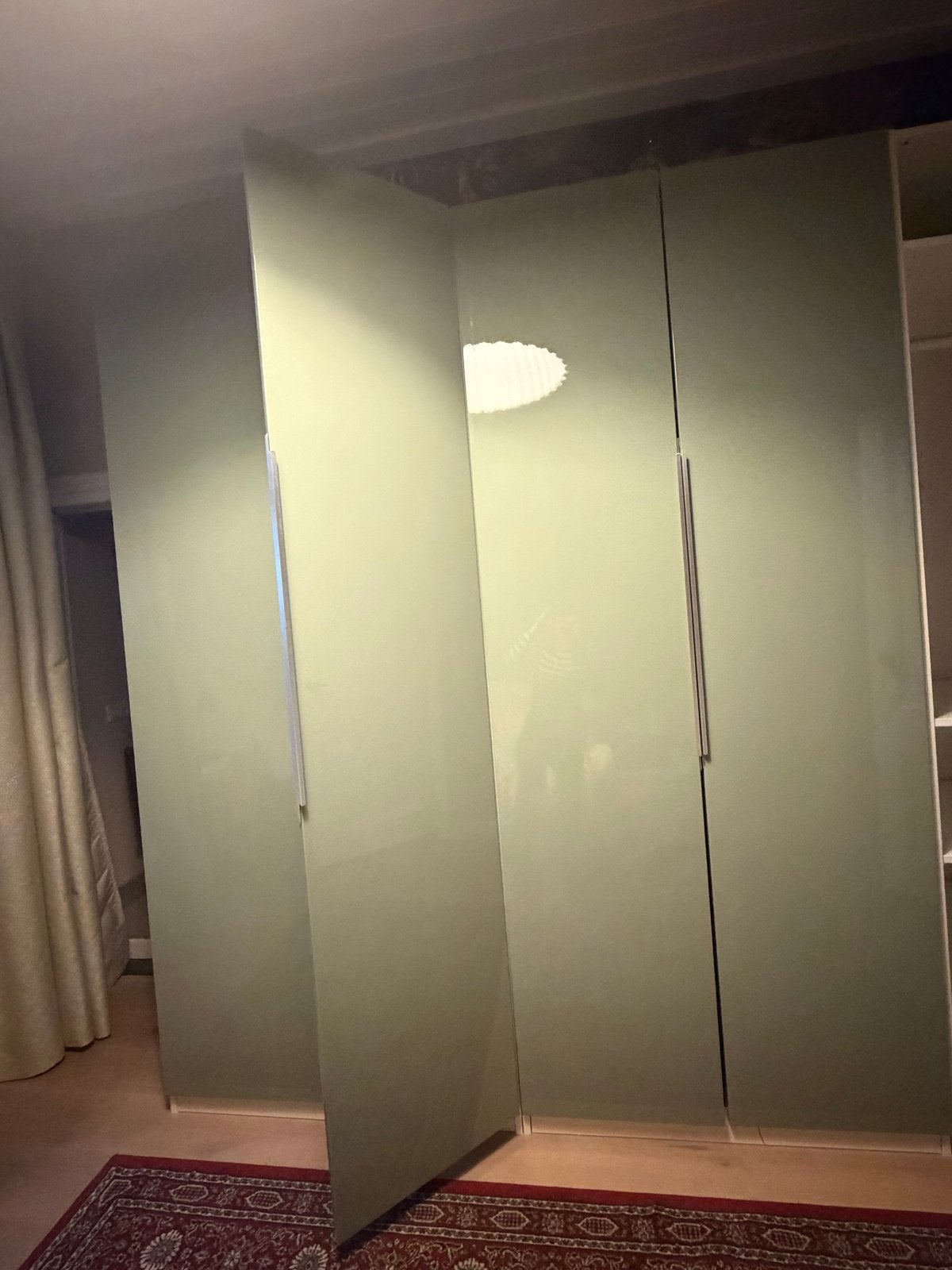 5 Pax deuren hoogglans groen 50x229 cm, Ophalen, 200 cm of meer, Zo goed als nieuw, Met deur(en)