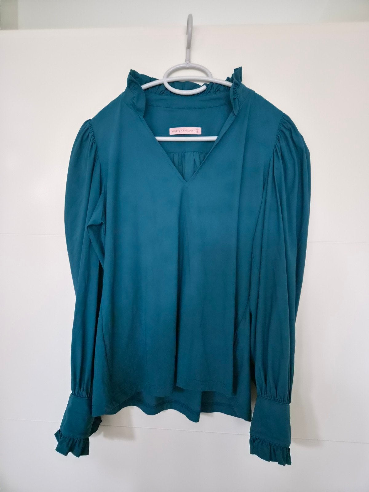 Studio Anneloes Blouse - Maat L - Petrol, Maat 42/44 (L), Ophalen of Verzenden, Zo goed als nieuw, Overige kleuren