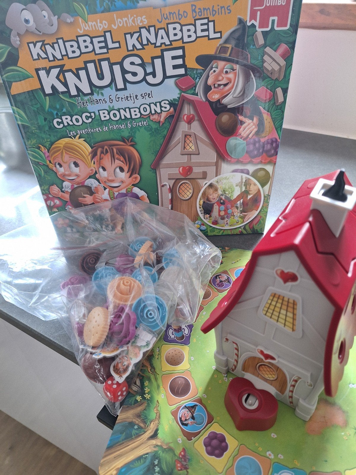 Knibbel knabbel knuisje bordspel, Ophalen, Zo goed als nieuw, Jongen of Meisje