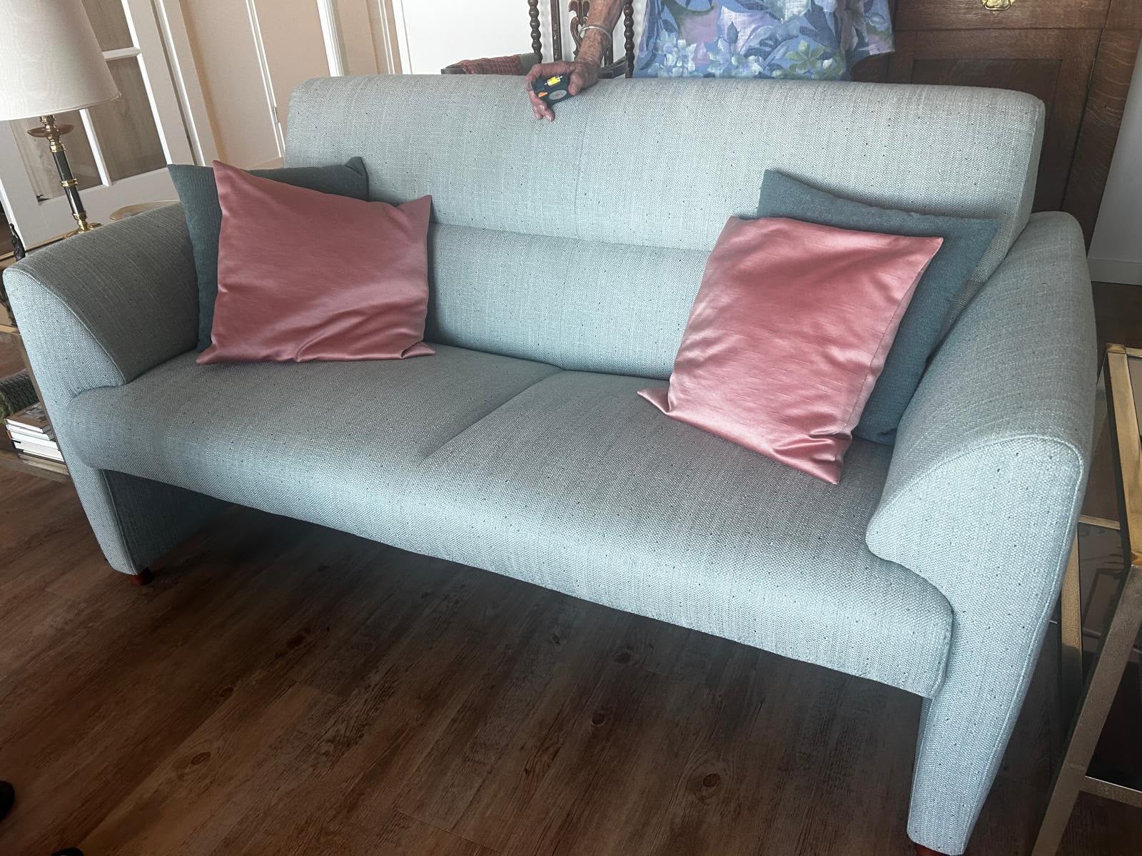 ‘Montel’ tweezits bank amper gebruikt, Ophalen, 150 tot 200 cm, Tweepersoons, 75 tot 100 cm