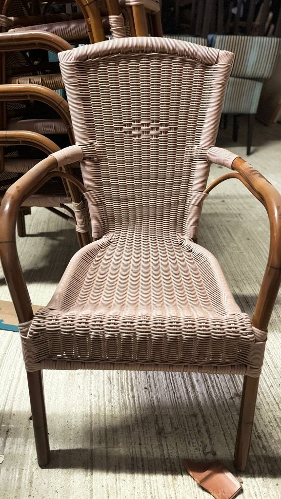 Rattan stoel, Ophalen, Gebruikt, Minder dan 75 cm, Riet of Rotan