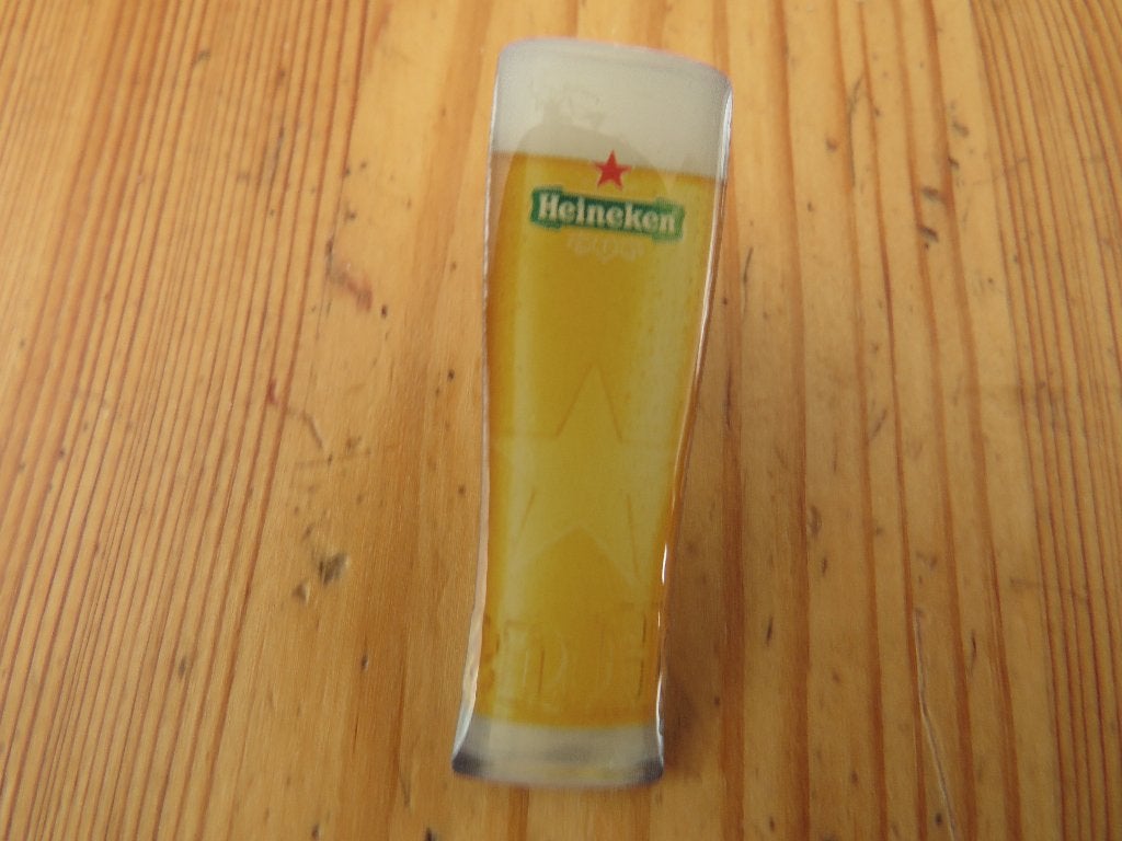 heineken broche vlinderspeld, Ophalen of Verzenden, Zo goed als nieuw, Overige typen, Heineken