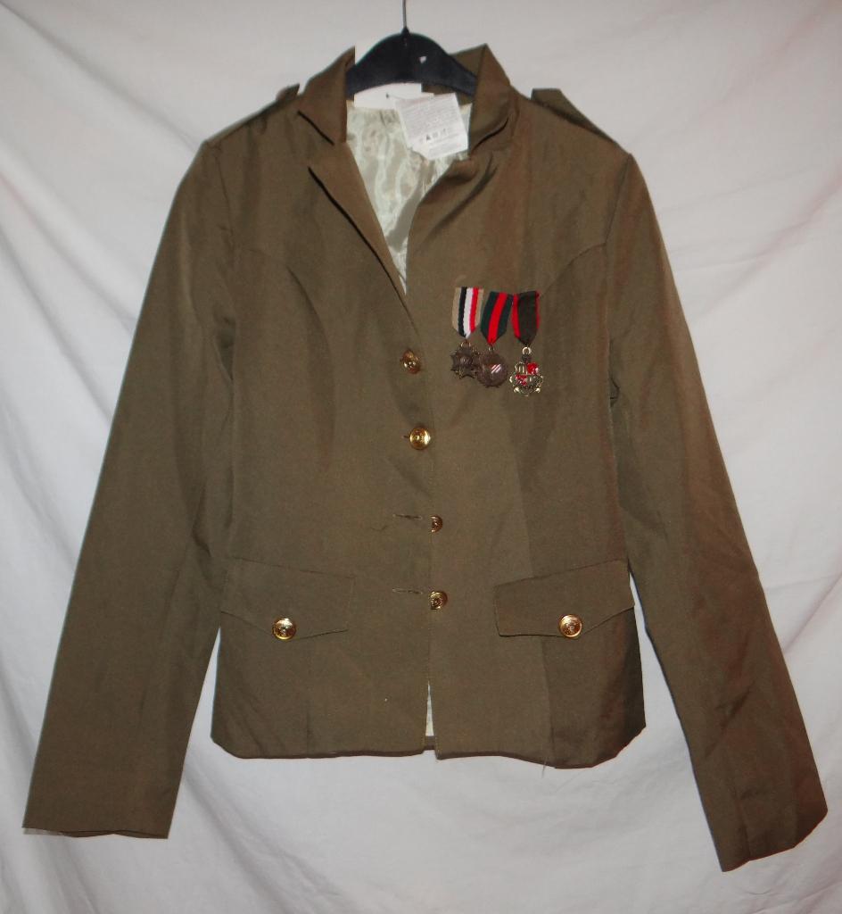 Leuk groen LEGER/ARMY/CADET jasje, Carnaval, Ophalen of Verzenden, Kleding, Maat 36 (S)