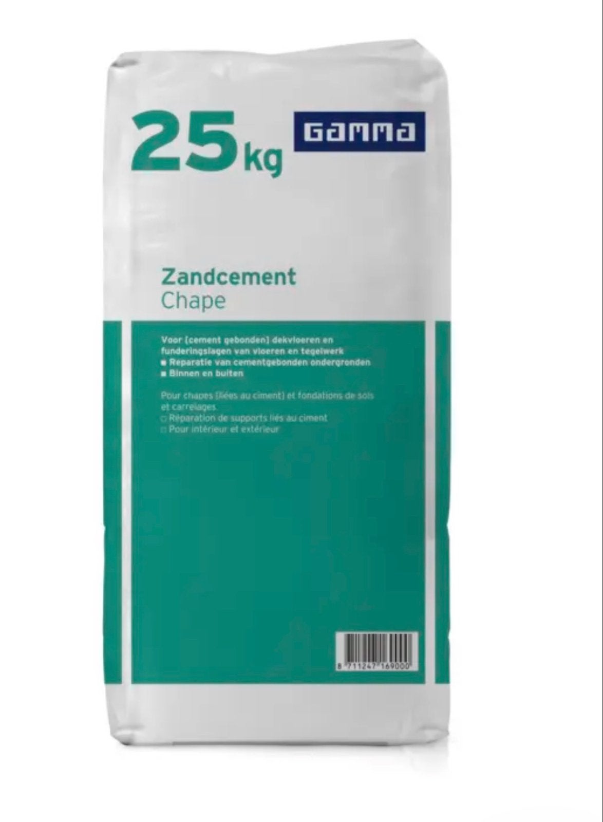 Gamma Zandcement Chape 25kg - bijna volle zak, Ophalen, Nieuw