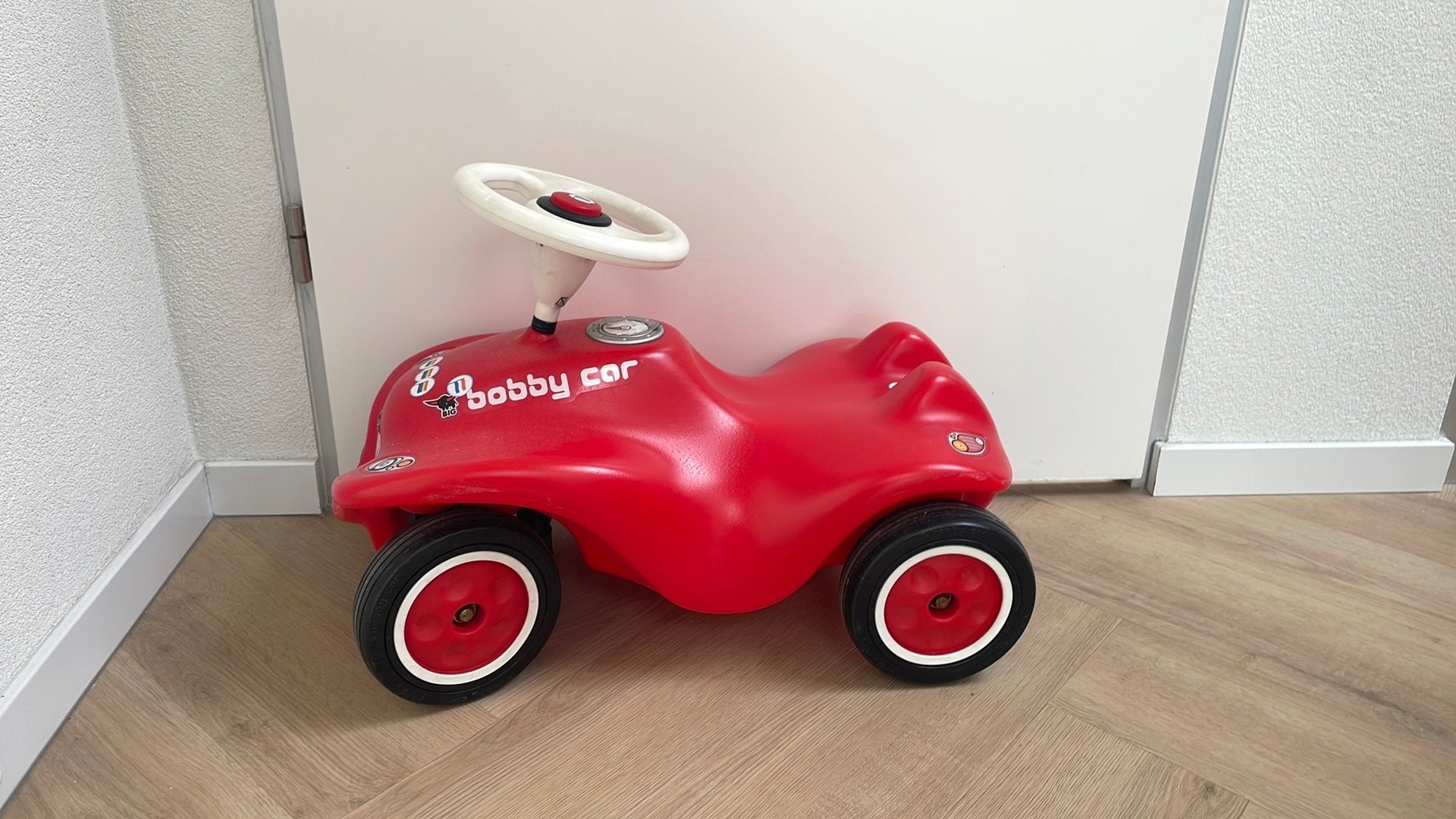 Bobby car, Ophalen, Gebruikt