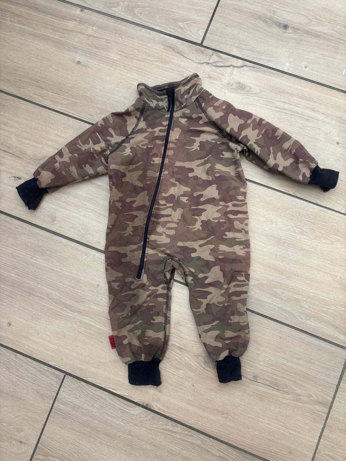 iElm Buitenspeelpak Camo met rits - maat 86, Ophalen of Verzenden, Gebruikt, Jongetje, Overige typen