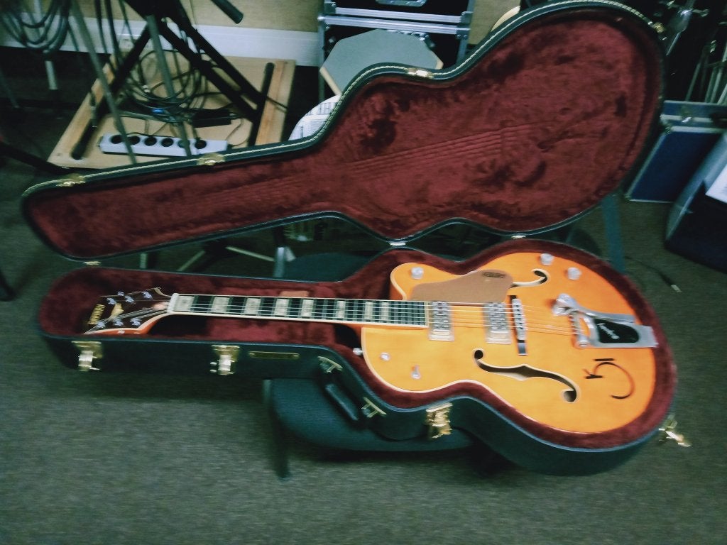 Gretsch 6120 RHH (bijna vintage), Ophalen, Zo goed als nieuw, Solid body, Overige merken