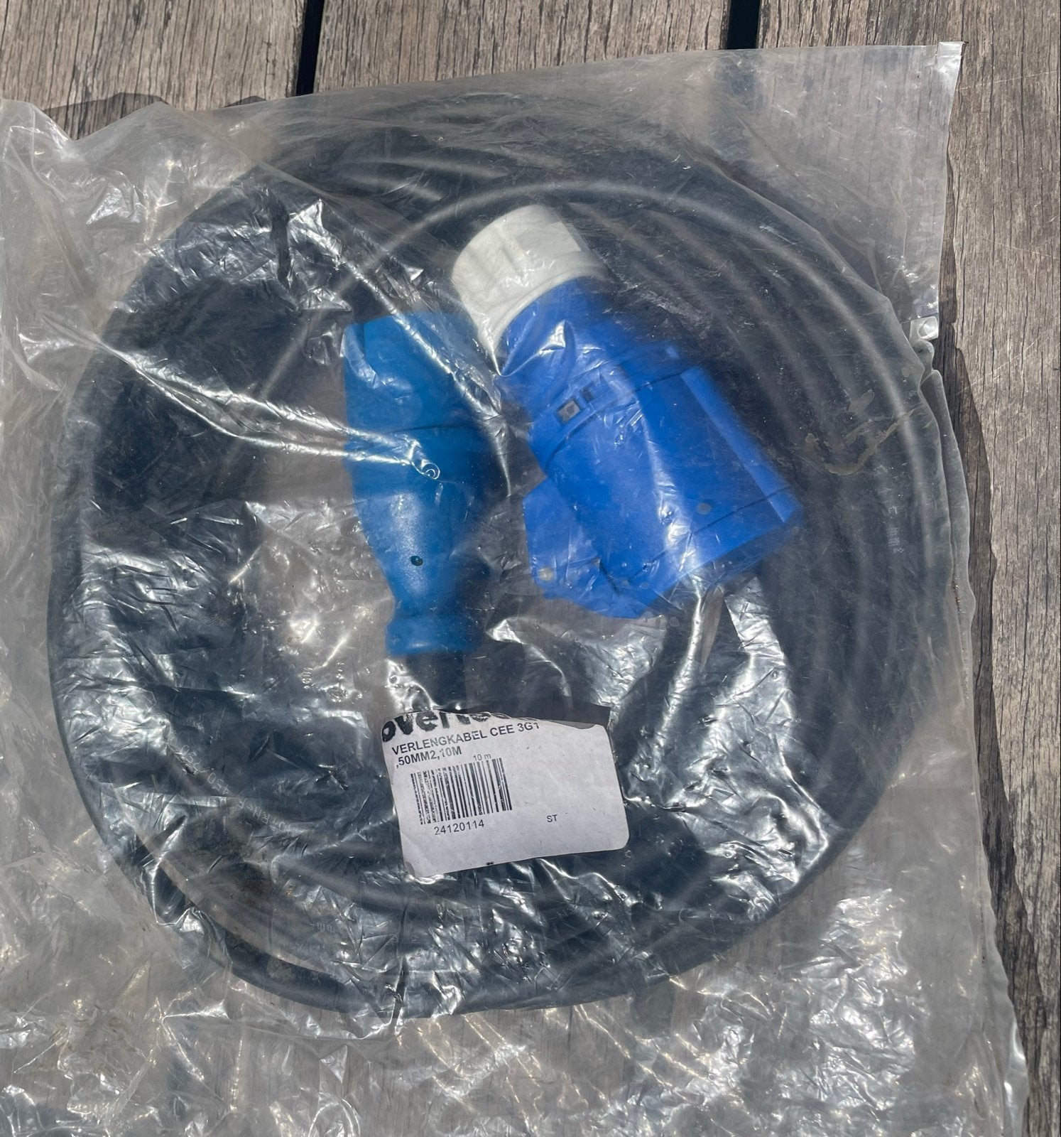 Verlengsnoer CEE 3G1,50MM2, 10M, Ophalen, Nieuw, Overige merken, Kabel of Snoer