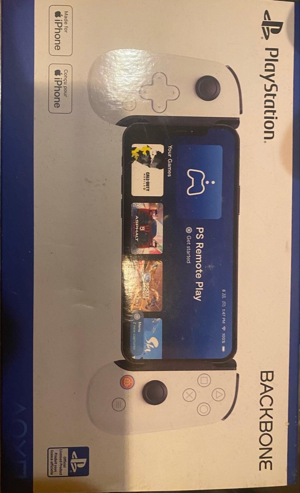 Backbone One PlayStation Edition voor iPhone, Gebruikt, Ophalen of Verzenden, Controller, PlayStation 4