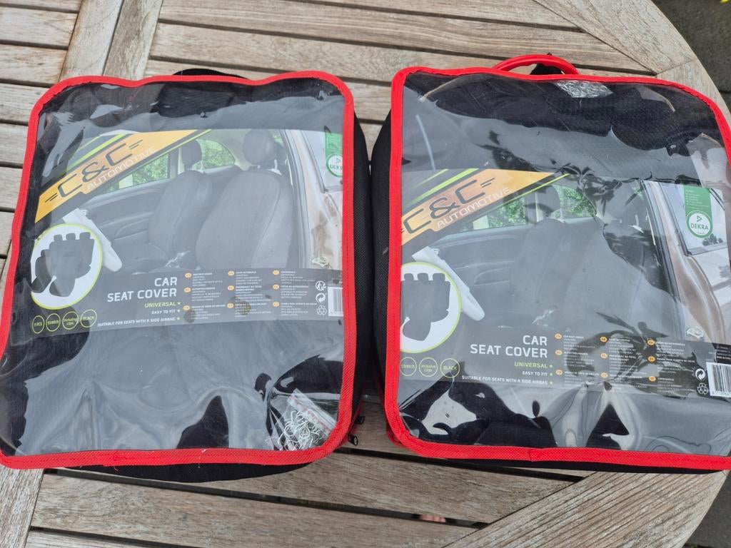 2x Complete set autostoelhoezen, Ophalen, Zo goed als nieuw
