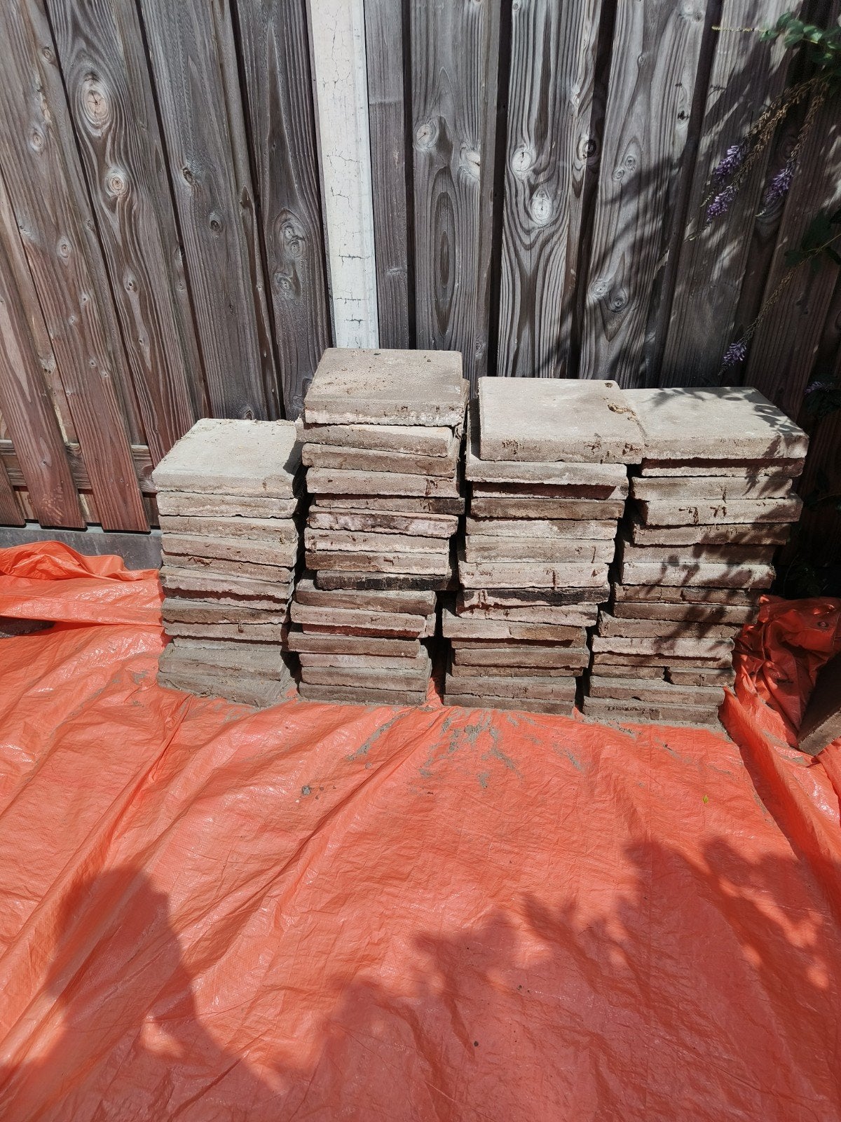 beton tegels 30 x 30 gratis af te halen, Ophalen, Gebruikt, Overige materialen
